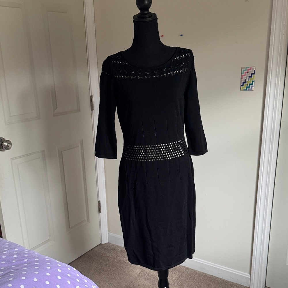 Elegant Black Women's Dress Calvin Klein